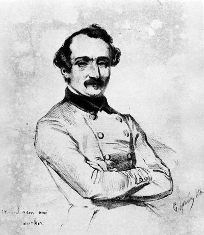 Cirque: Francois Baucher portréja – frontkép, a „Baucher teljes művei” c. alkotó: Unknown artist