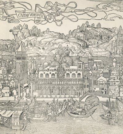 Velence városa, Olaszország, metszet alkotó: Unknown artist