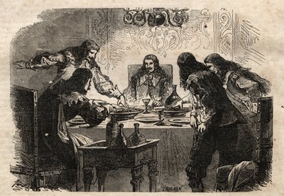 Claude de Bullion vacsorája alkotó: Unknown