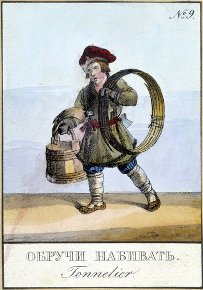 Connelier Oroszországban a 19. században. alkotó: Unknown artist