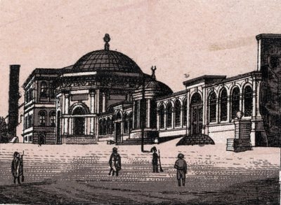 Konstantinápoly, Törökország: kilátás a Brulee-oszlopra (égett oszlop). in "" A világ 168 nézetet szemléltet"" Keltezés nélküli (XIX. század vége) alkotó: Unknown artist