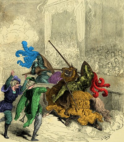 Gabriel de Montgomery gróf halálosan megsebesítette II. Henriket egy versenyen június 30-án alkotó: Unknown artist