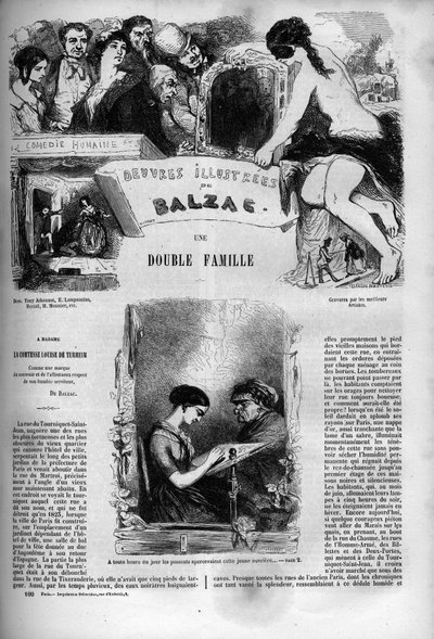 Borító a „” Kettős család” című regényhez alkotó: Unknown artist