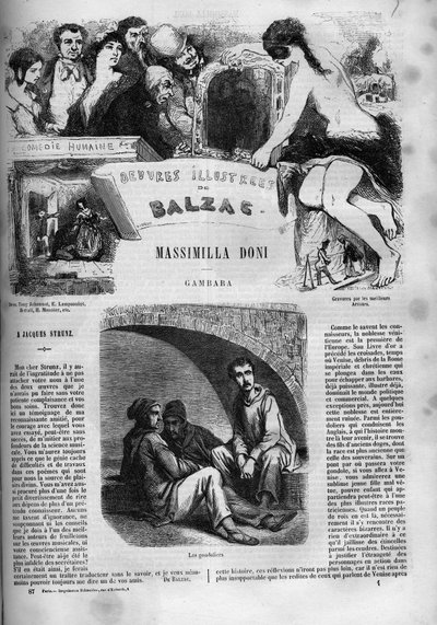 Borító a „” Massimilla Doni” című regényhez alkotó: Unknown artist