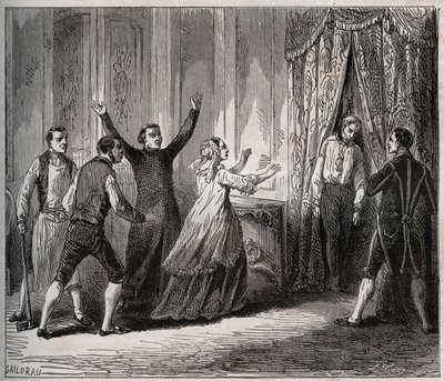 Conde hercegének halála (Louis VI Henri de Bourbon Conde alkotó: Unknown artist