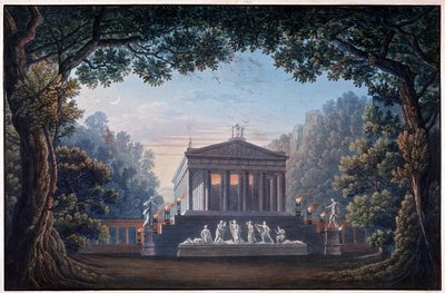 Dekoráció az „Oper Olympia” operához alkotó: Unknown artist