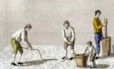 Dekoráció: a padlóburkolás egyik szakasza alkotó: Unknown artist