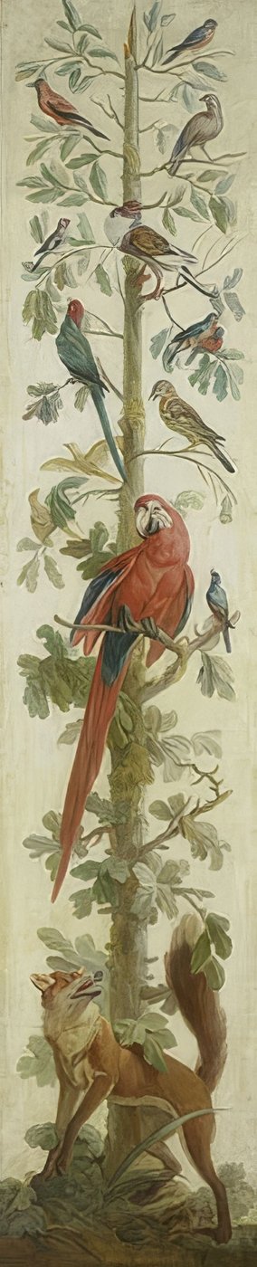 Dekoratív illusztráció állatokkal. 1760-1800 alkotó: Unknown