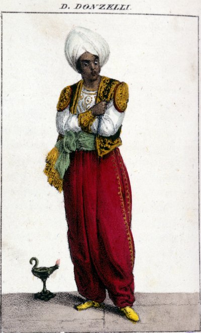 Domenico Donzelli (1790-1873), olasz tenor, az Otellóban Gioacchino Rossini képviselte. La Scala alkotó: Unknown artist