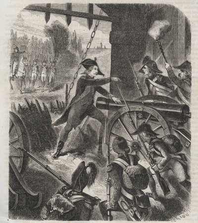 ANGOL FORRADALOM. Desilles hősies tette – francia forradalom: Nancy esete. 1790. augusztus 31-én de Bouille márki (Francois Claude Amour du Chariol, de Bouille márki) (1739-1800) elnyomást indított a Na helyőrség katonái ellen. alkotó: Unknown artist