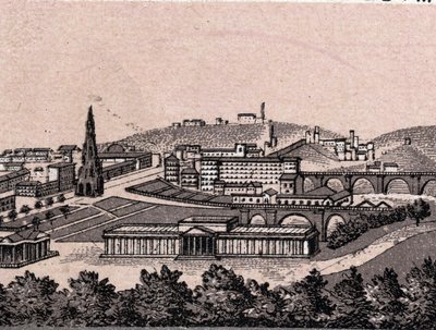 Edinburgh, Skócia: kilátás a városra Edinburgh várából. in "" A világ 168 nézetet szemléltet"" Keltezés nélküli (19. század vége) alkotó: Unknown artist