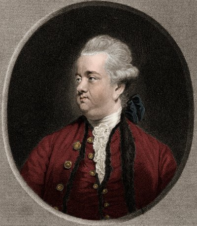 Edward Gibbon 1737-1794 - metszet - XIX alkotó: Unknown artist
