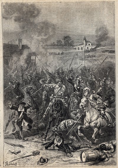 A puritánok egorgementje – 19. századi illusztráció Walter Scott (1771-1832) „The Puritans of Scotland” (Old Mortality) című történelmi regényéhez alkotó: Unknown artist