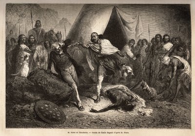 II. Theodoros (Tewodros) császár (vagy negusz) (1818-1868 körül született, Kassa Hailunak hívták az Etióp Birodalom megkoronázása előtt), fegyverével megfenyegette Stern urat, egy angol misszionáriust, aki átadta negus életrajzát, melyben Theodoros sértést alkotó: Unknown artist