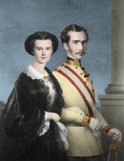 1. Ferenc József osztrák császár (Habsburg Ferenc József) és Erzsébet osztrák császárné (Sissi) - I. Ferenc József osztrák portré ( alkotó: Unknown artist