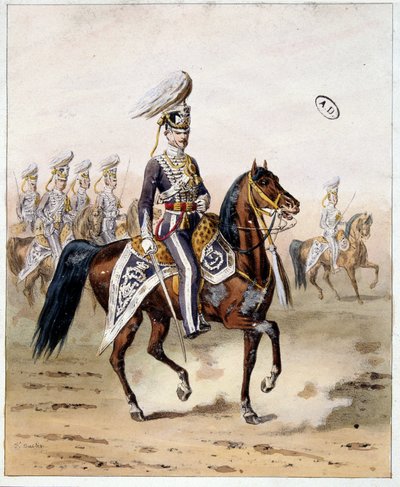 Indiai angol armee: Madras lovassága alkotó: Unknown artist