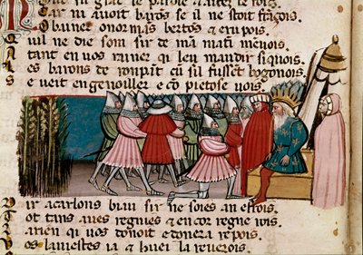Belépés Spanyolországba (miniatűr alkotó: Unknown artist