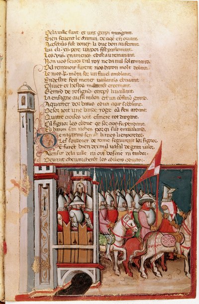 Belépés Spanyolországba (miniatűr alkotó: Unknown artist