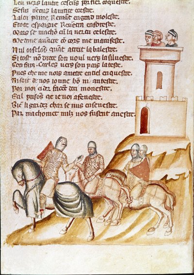 Belépés Spanyolországba (miniatűr alkotó: Unknown artist