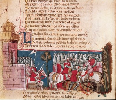 Belépés Spanyolországba (miniatűr alkotó: Unknown artist