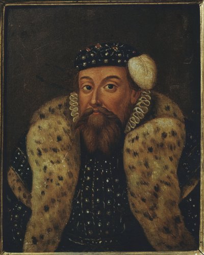 Eric XIV de Suede – XIV. Erik svéd király (1533-1577), névtelen portréja. Olaj, fa. Mérete: 19x15 cm. Nemzeti Múzeum Stockholm alkotó: Unknown artist