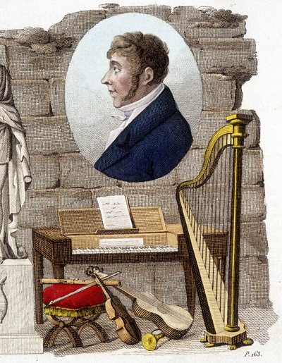 Etienne Mehul francia zeneszerző és orgonaművész (1763-1817). alkotó: Unknown artist