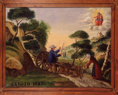 Ex-voto von Notre Dame de Laghet von Unknown artist