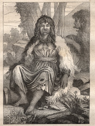 Jean Francois Galaup de La Perouse (1741-1788) világkörüli expedíciója (1785-1788): a francia (alaszkai) kikötő női típusai – az illusztráció a „Les Grands Mariners du 18th century” című filmből vett. alkotó: Unknown artist