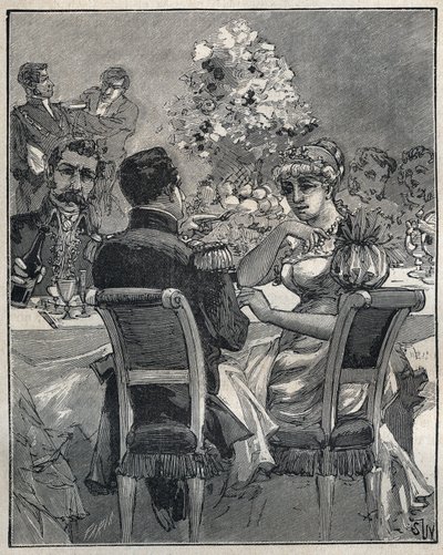 Híres nyakláncok: Josephine gyöngy nyaklánca. Napóleon Bonaparte konzul a felesége, Josephine de Beauharnais (Marie Josephe Rose de Tascher de La Pagerie) nyakában lévő gyöngy nyaklánc eredetét kérdezi alkotó: Unknown artist