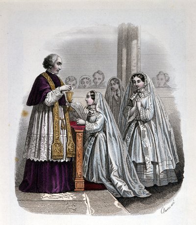Elsőáldozási jelenet, metszet alkotó: Unknown artist