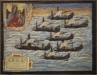 Volt voto (ex voto) tengerész, népszerű ajánlat a nápolyi íves Boldogasszony templomból (Madonna dell