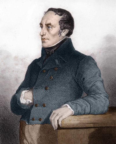 François Guizot (1787-1874), francia politikus és történész – metszet Louis Philippe politikai és magánéletének története c. alkotó: Unknown artist