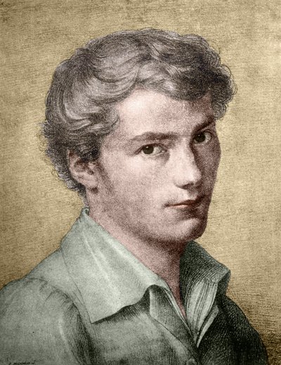 Franz Schubert (1797 - 1828) fiatal. alkotó: Unknown artist