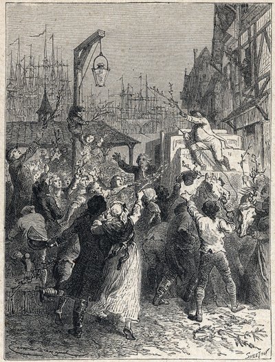 Francia forradalom: Honore Gabriel (Honore-Gabriel) Riqueti, Mirabeau grófja (1749-1791) diadala 1789-ben lépett be Marseille városába. Metszet 1889-ből. Magángyűjtemény. alkotó: Unknown artist