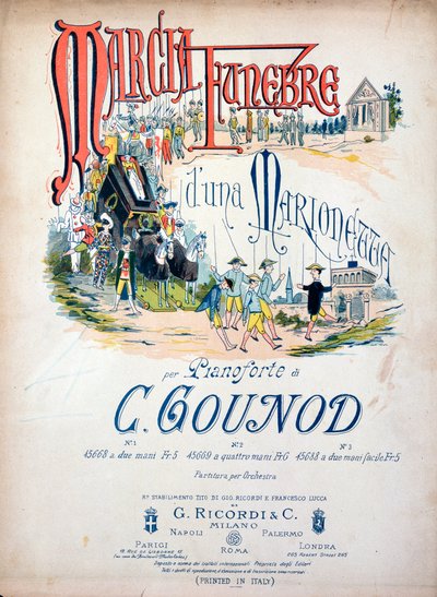 Charles Gounod: Egy báb temetési menetének előképe alkotó: Unknown artist