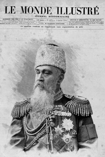 Chertkoff tábornok. „Az illusztrált világ”. 1894.05.01. alkotó: Unknown artist