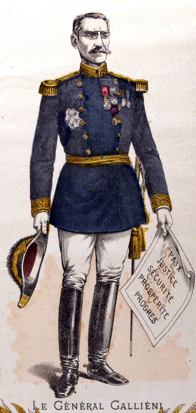 Joseph Gallieni tábornok (1849-1916), Franciaország marsallja alkotó: Unknown artist