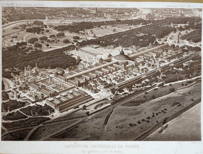 Az 1873-as bécsi világkiállítás általános képe. alkotó: Unknown artist