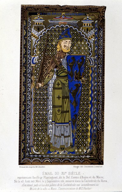 Geoffroy Plantagenet - zománc alkotó: Unknown artist