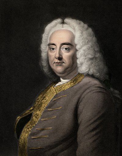 George Frideric Handel (George Frederick Handel, Georg Friedrich Handel) alkotó: Unknown artist