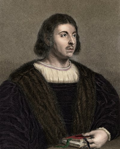Giovanni Boccaccio (Boccace) 1313-1375 - metszet - XIX. alkotó: Unknown artist