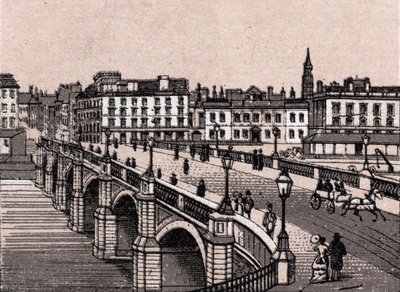 Glasgow, Skócia: kilátás a Broomielaw-hídra. in "" A világ 168 nézetet szemléltet"" Keltezés nélküli (19. század vége) alkotó: Unknown artist