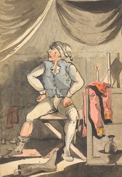?Menj a körbe, mit mondasz? d-y mit értesz ez alatt? - Nem hallod, hogy esik az eső, te gazember??, 1796 alkotó: Unknown