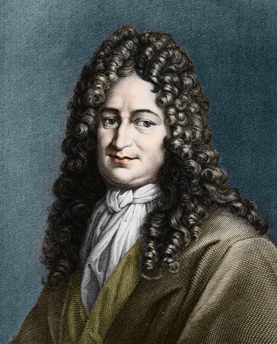 Gottfried Wilhelm von Leibniz (1646-1716), német filozófus alkotó: Unknown artist