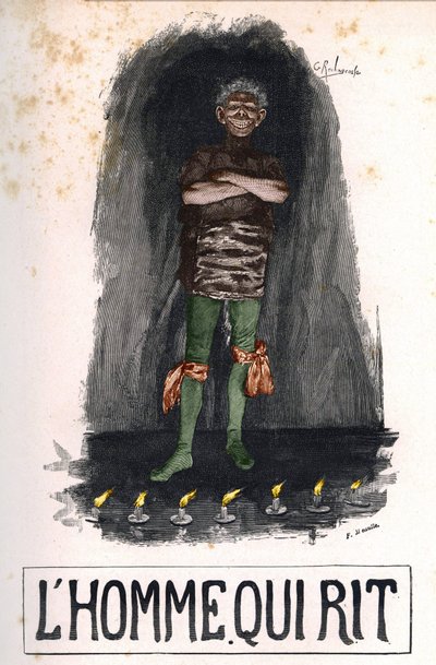 Gwynplaine, borító. „A nevető emberről” alkotó: Unknown artist