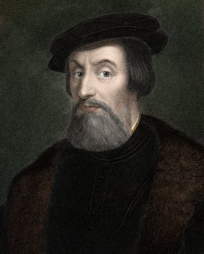 HERNANDO (Hernan) CORTES (Cortez) (1485-1547) Mexikó angol hódítója - metszet - XIX. alkotó: Unknown artist