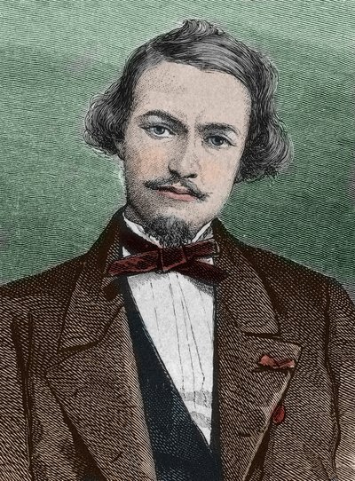 Henri Duveyrier (1840-1892), francia felfedező - Henri Duveyrier orientalista, francia utazó és geográfus portréja alkotó: Unknown artist