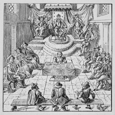 III. Henrik (1551-1589), aki 1576-ban a blois-i Genales birtokot birtokolta - a „39 figurát tartalmazó gyűjteményben, amely Franciaország 1562-1586 közötti csapásait ábrázolja””; Louis Perrin imprimerie alkotó: Unknown artist