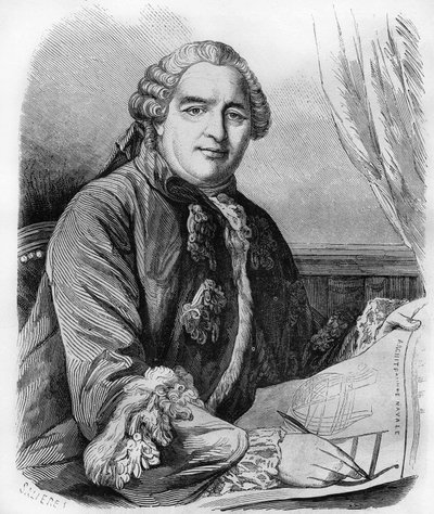 Henri Louis Duhamel du Monceau (1700-1782), francia fiziológus és agronómus. alkotó: Unknown artist