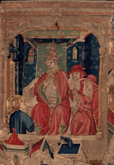 Saint Piat és Saint Eleuthère története, 9. jelenet Saint-Éleuthère-t megerősítik Tournai püspökeként (Au boin saint l